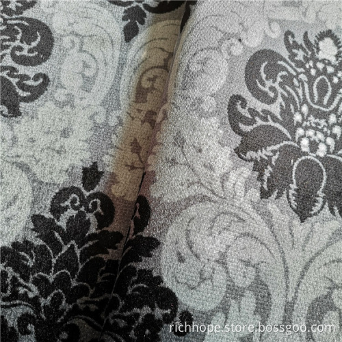 Textile Printed Polyester Velvet African Carpet Fabric